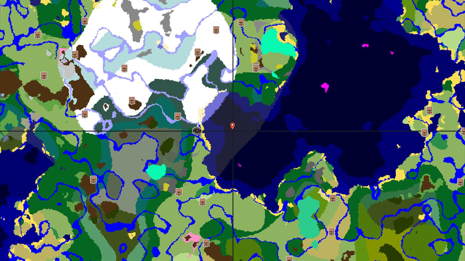 Trial Chambers Near Spawn in Icy Plains — Minecraft seed preview