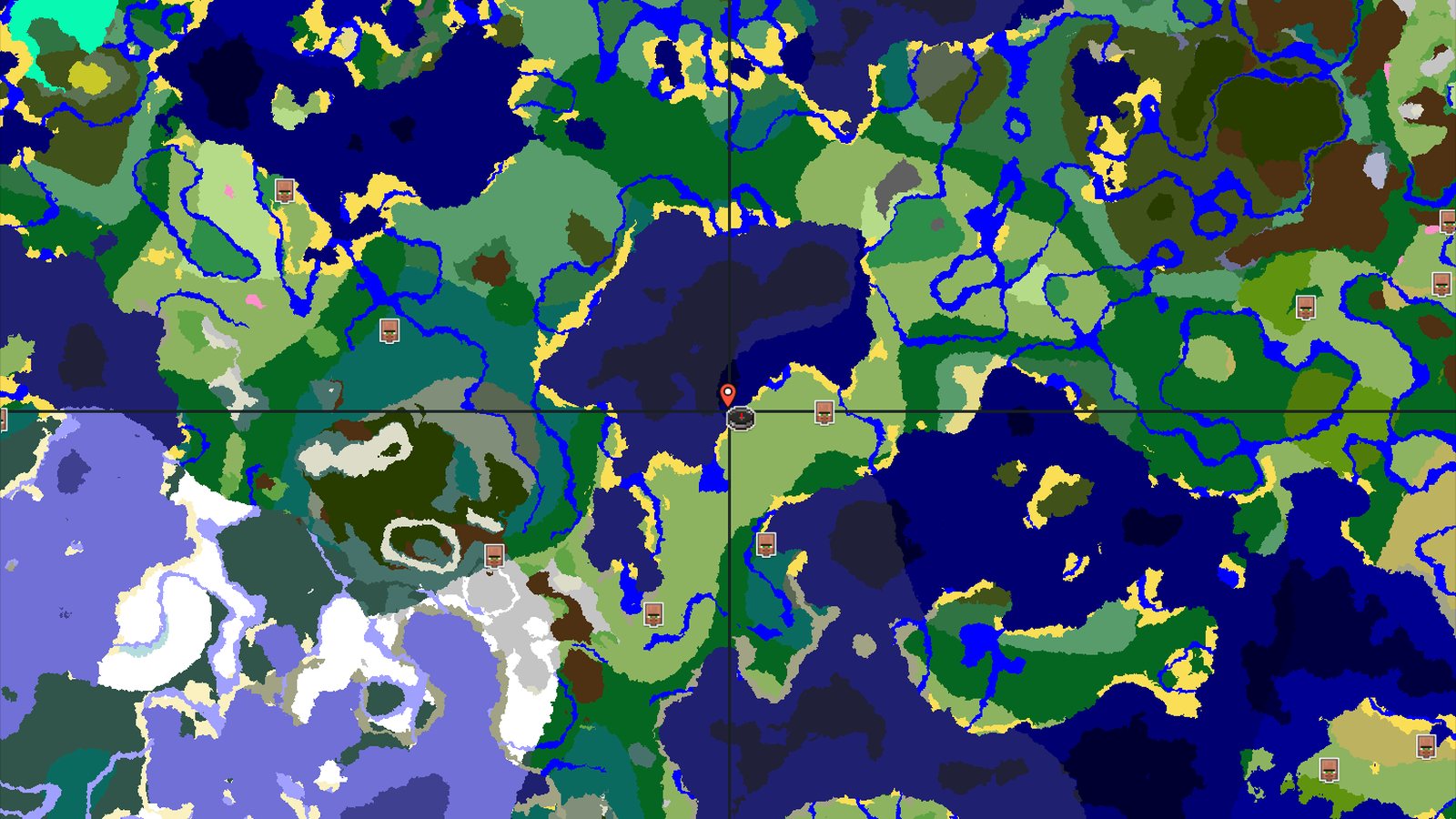 A Modest Start with Hidden Underground Gems — Minecraft seed preview