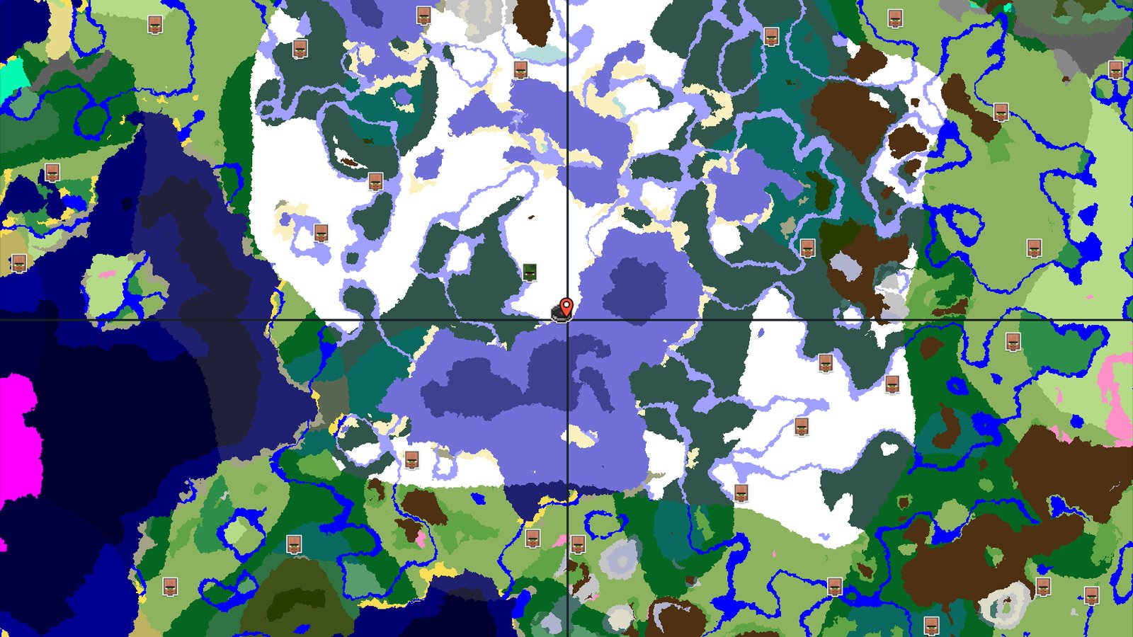 Abandoned Village and Arctic Ocean Start — Minecraft seed preview