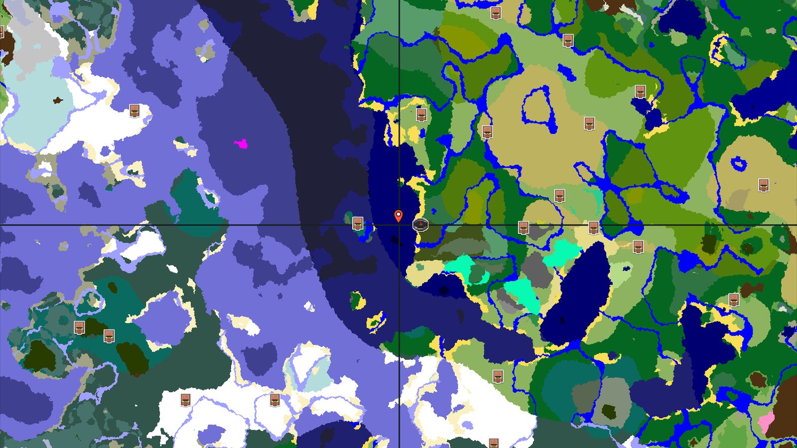 Dark Forest Spawn with Fast Access to Starter Structures — Minecraft seed preview