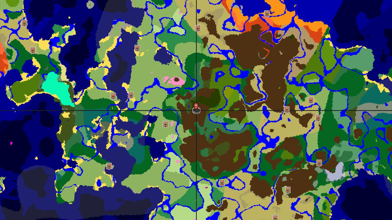 A Dark Forest Spawn with Nearby Cherry Grove and Jungle — Minecraft seed preview