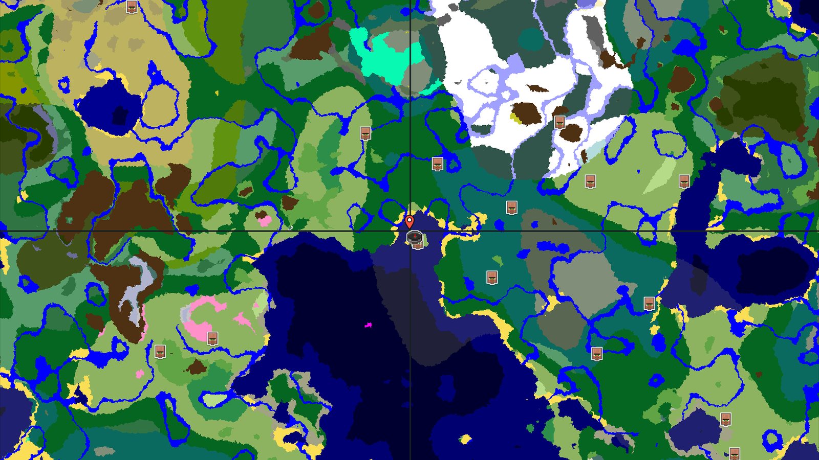 A Modest Start with Close Underground Loot and a Coastal Village — Minecraft seed preview
