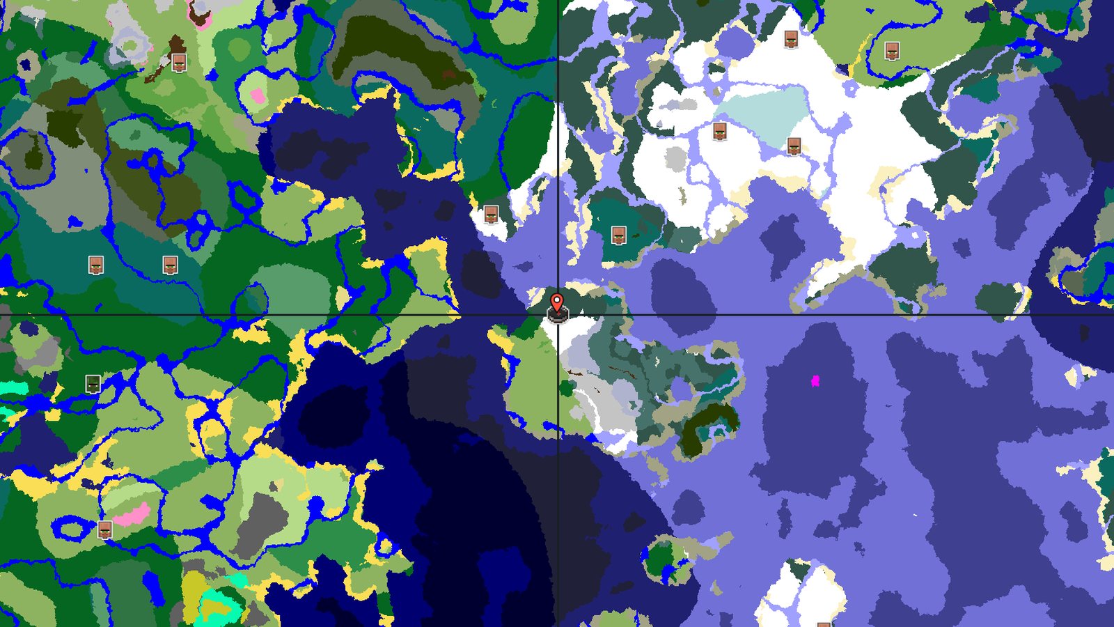 Snowy Island with Buried Treasure — Minecraft seed preview
