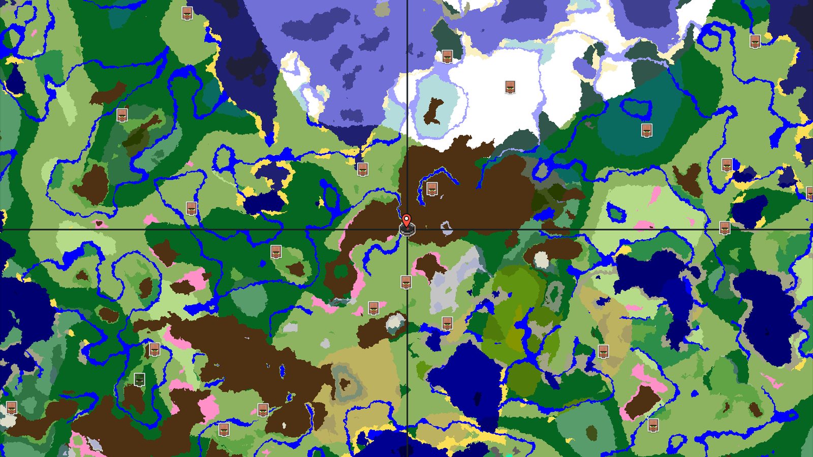 A Quick Start to Mining and Nearby Cherry Grove Views — Minecraft seed preview