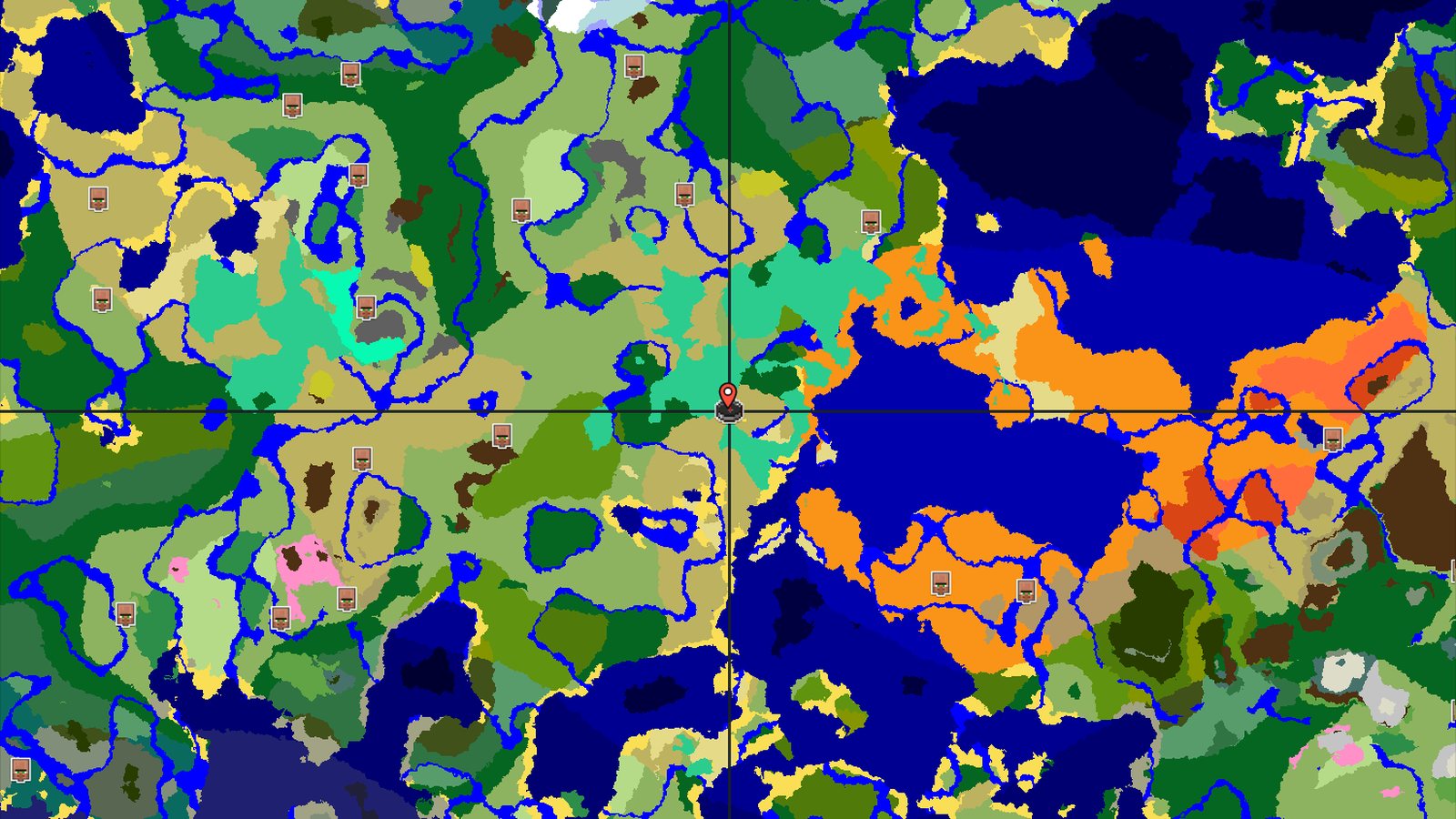 Savanna Spawn with a Mangrove Swamp Nearby — Minecraft seed preview