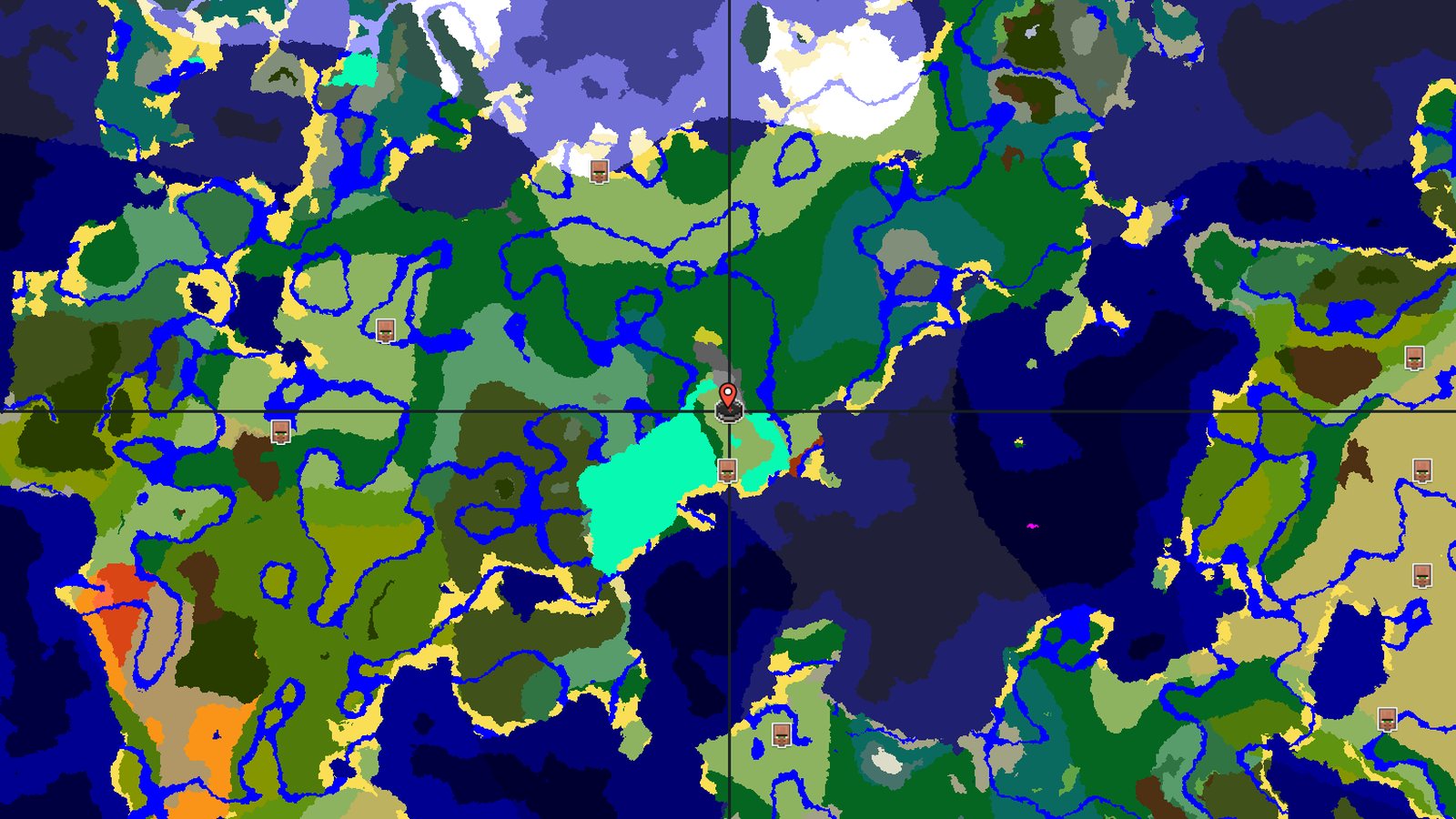 Coastal Village in Plains — Minecraft seed preview