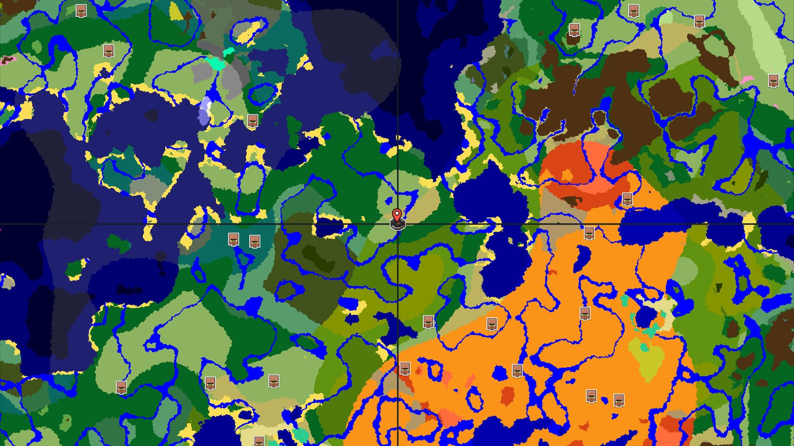 Savanna Spawn with a Close Woodland Mansion — Minecraft seed preview