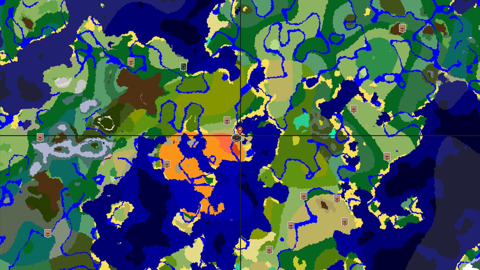 Desert Spawn with Nearby Eroded Badlands — Minecraft seed preview