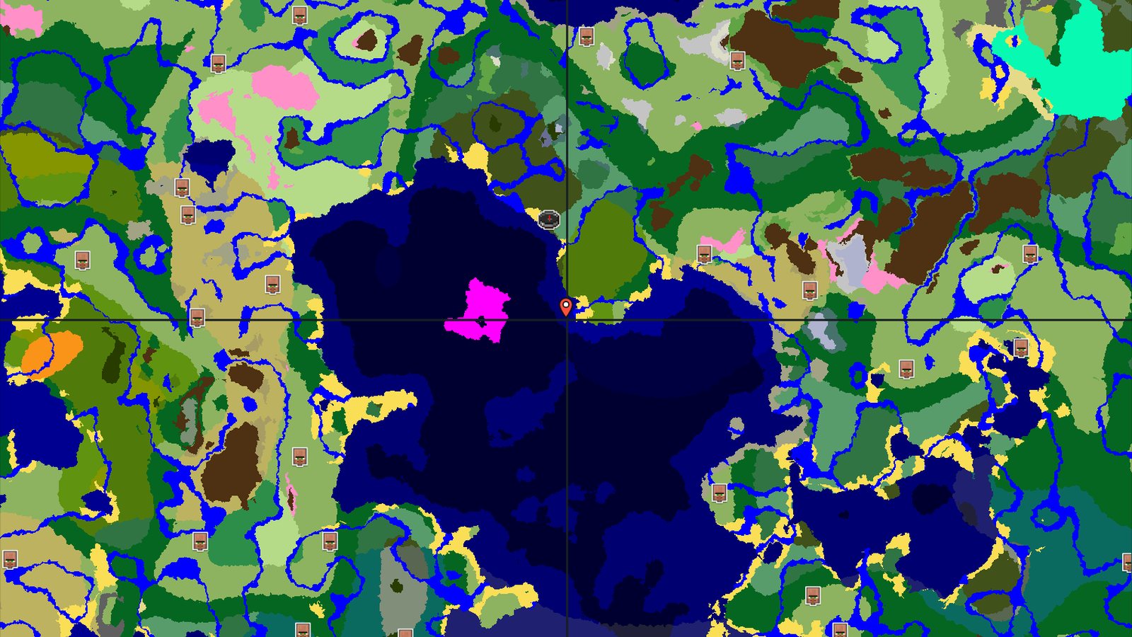 Mushroom Fields and a Woodland Mansion Near Spawn — Minecraft seed preview