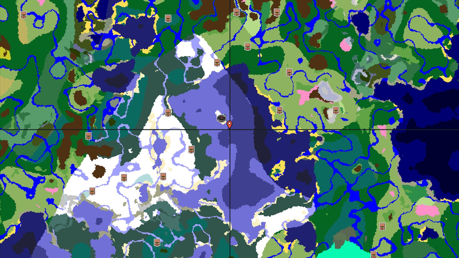 Frozen Start with Nearby Trial Chambers — Minecraft seed preview