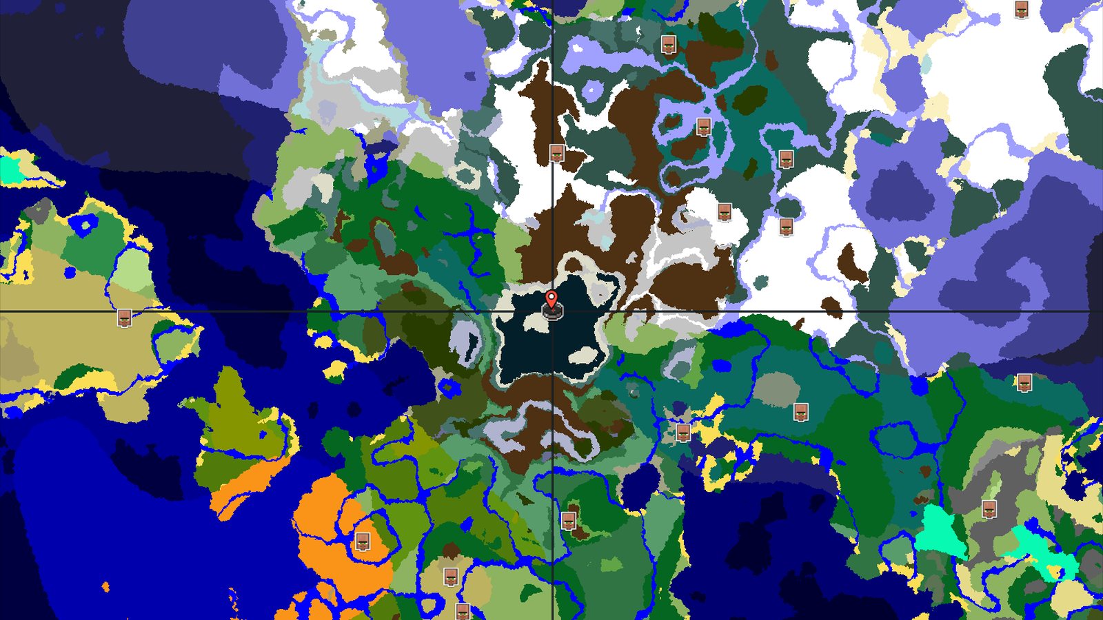 A Jagged Peaks Spawn with an Ancient City Nearby — Minecraft seed preview