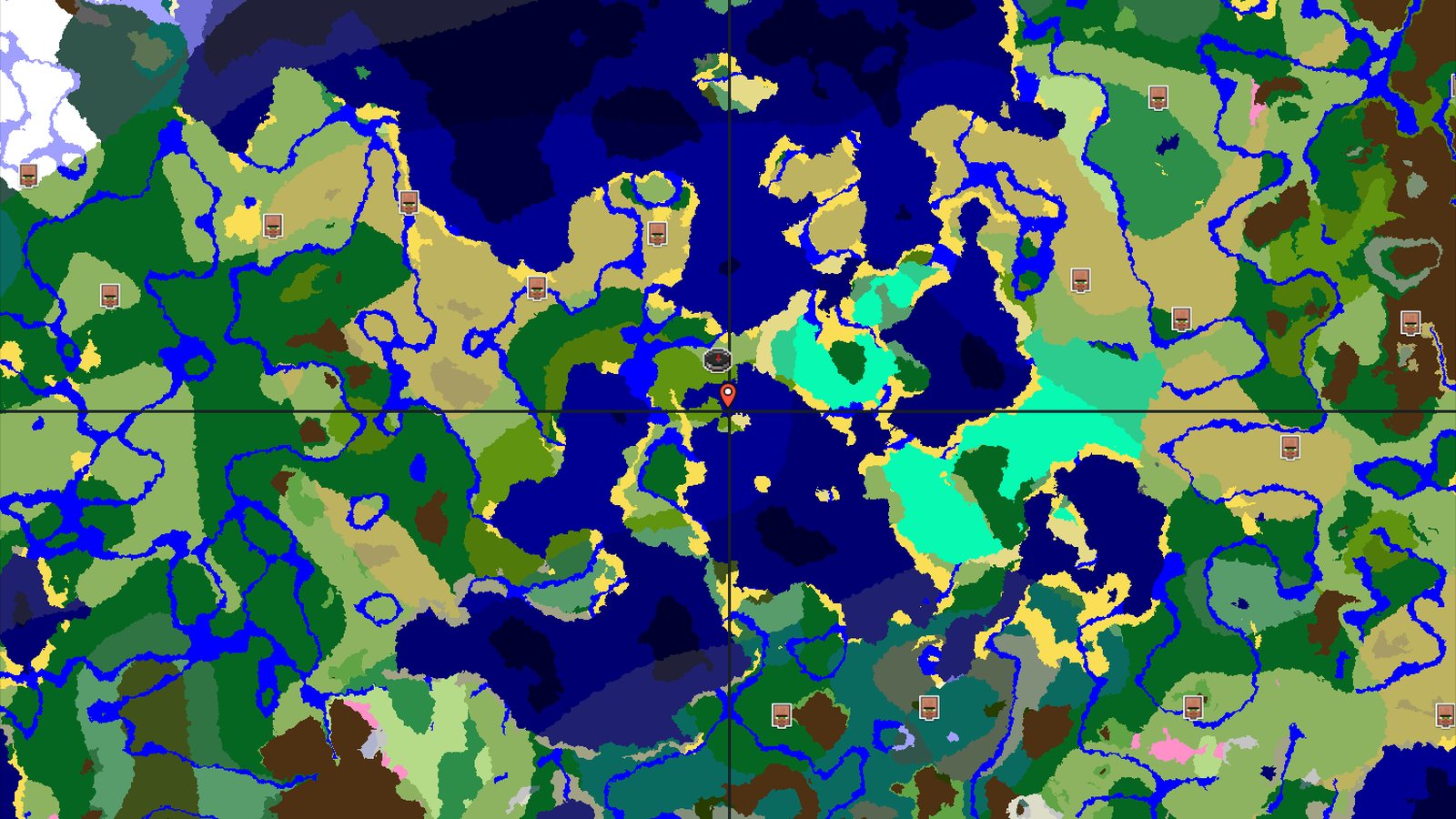 Jungle and Savanna Starter Island — Minecraft seed preview