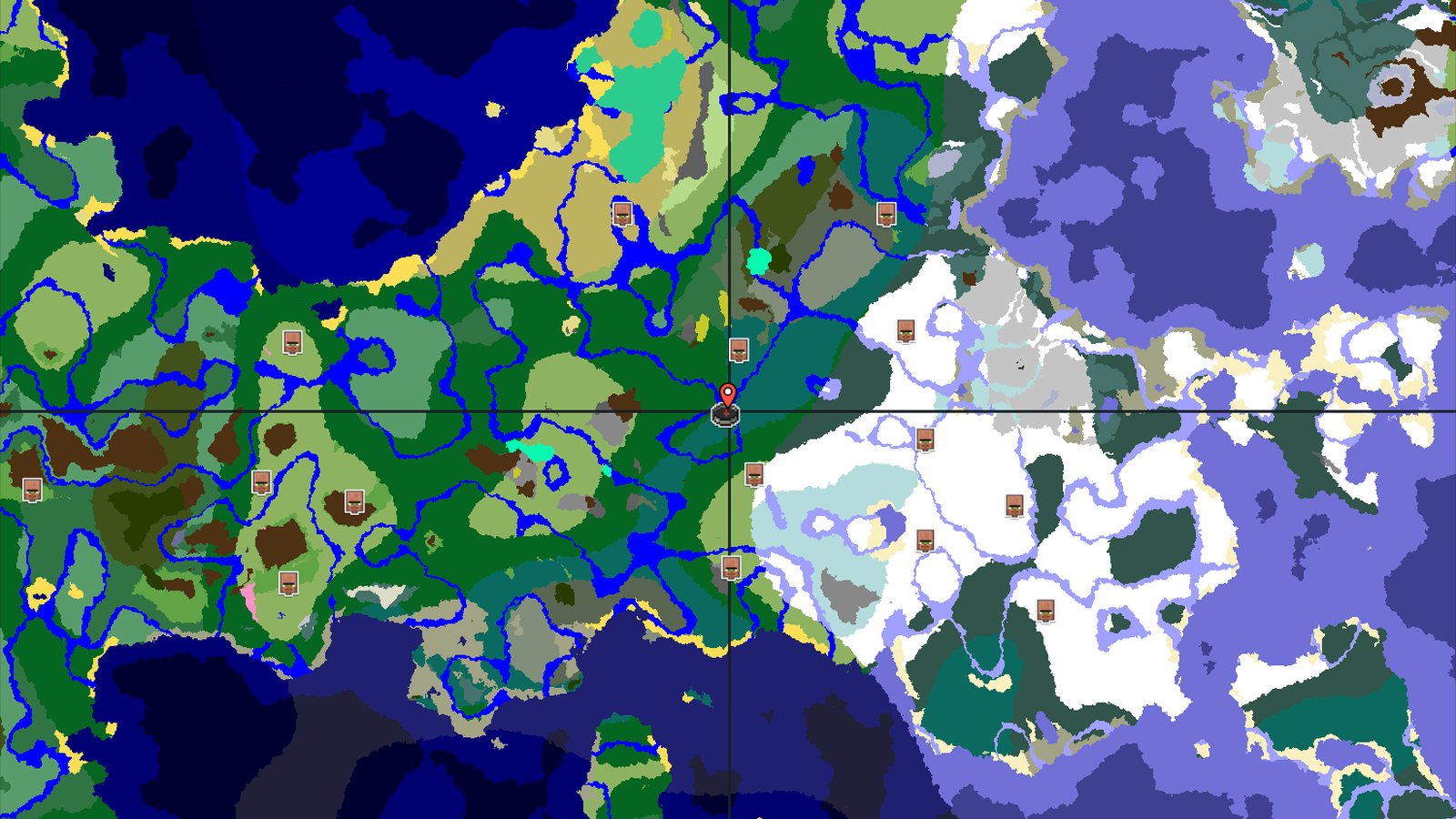 Taiga Spawn with Trail Ruins and Fast Trial Chambers — Minecraft seed preview