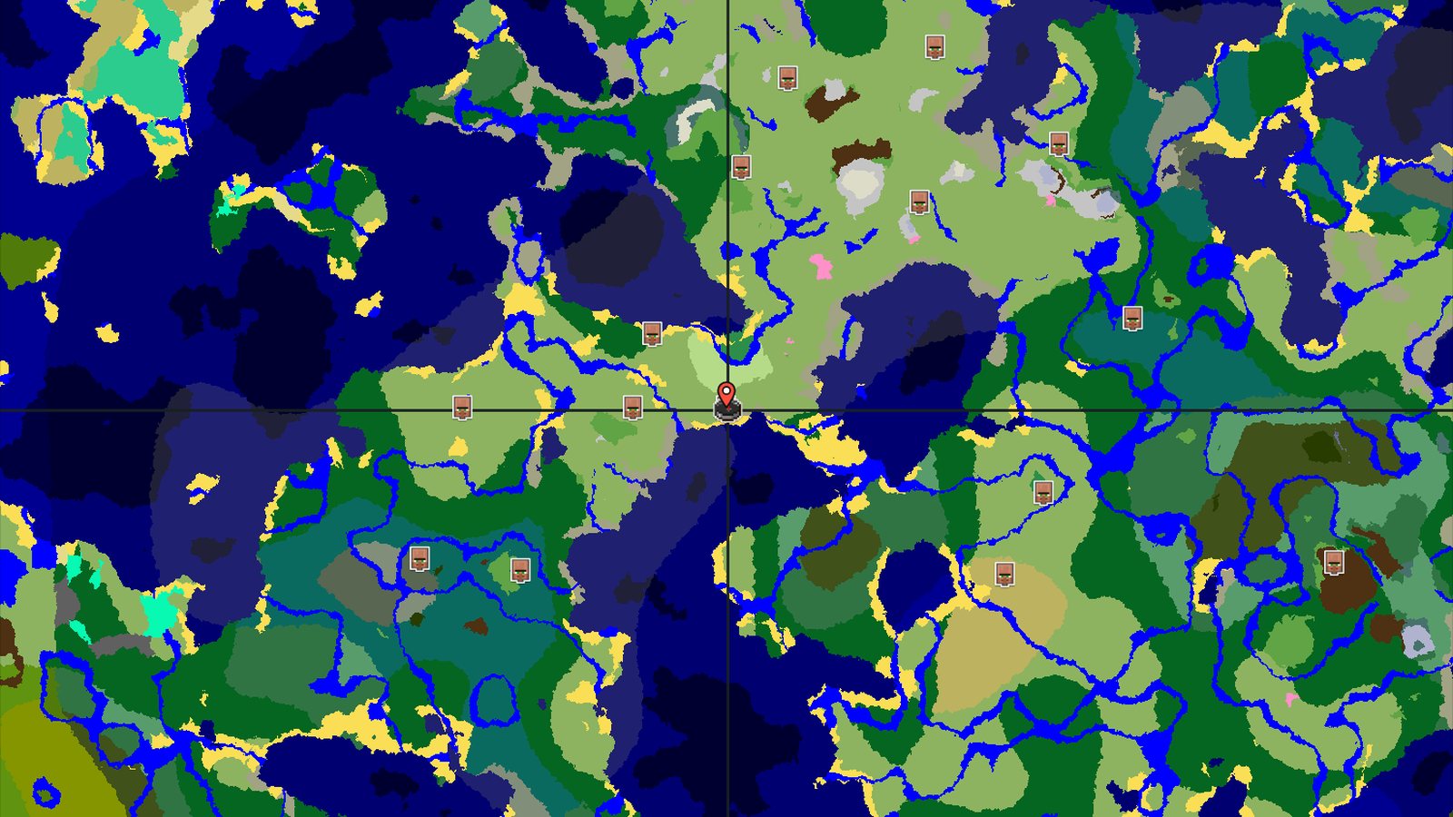 A Village-Adjacent Start with Distant Cherry Groves — Minecraft seed preview