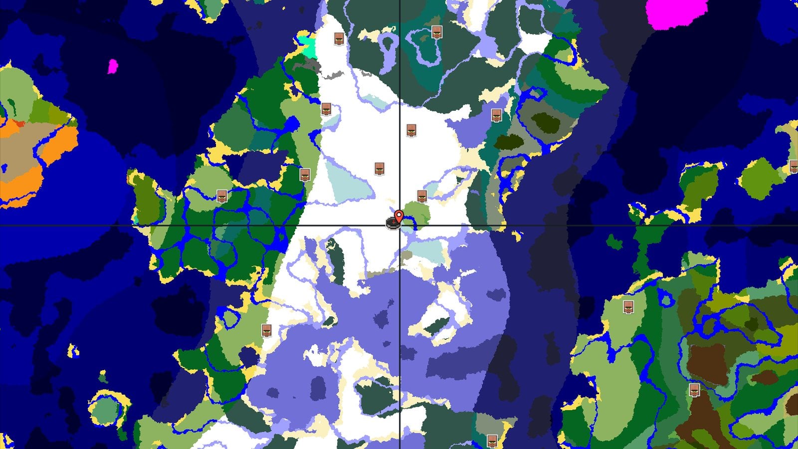 Frozen Start with an Igloo and Trial Chambers Near — Minecraft seed preview