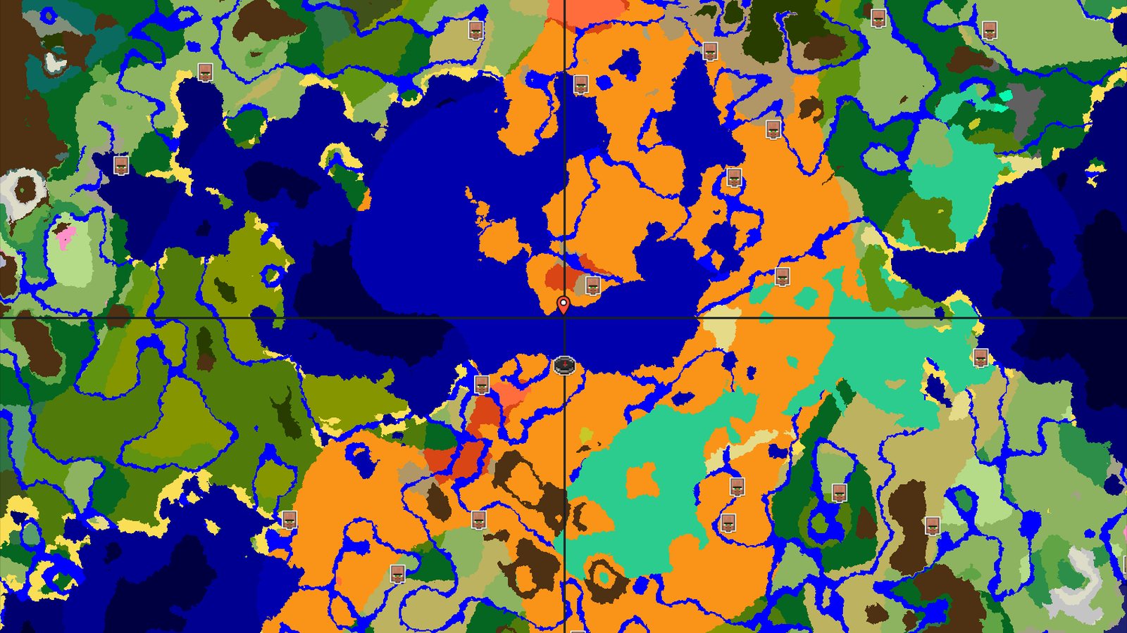 Desert Spawn Near Eroded Badlands — Minecraft seed preview
