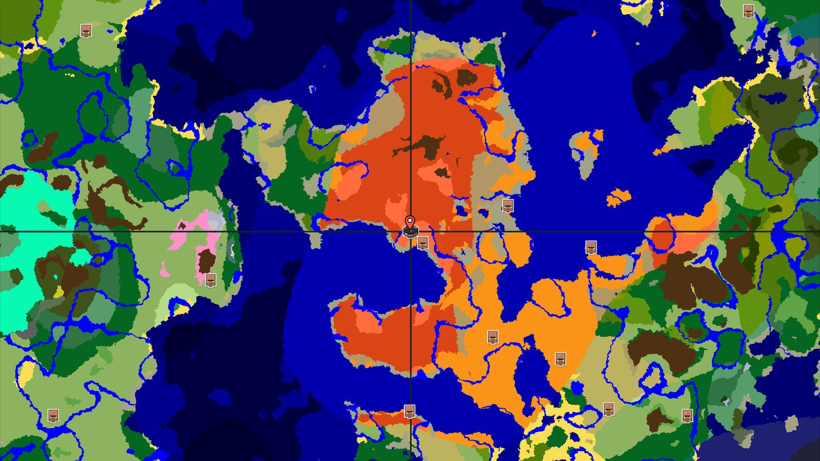Eroded Badlands Spawn with Close Underground Loot — Minecraft seed preview