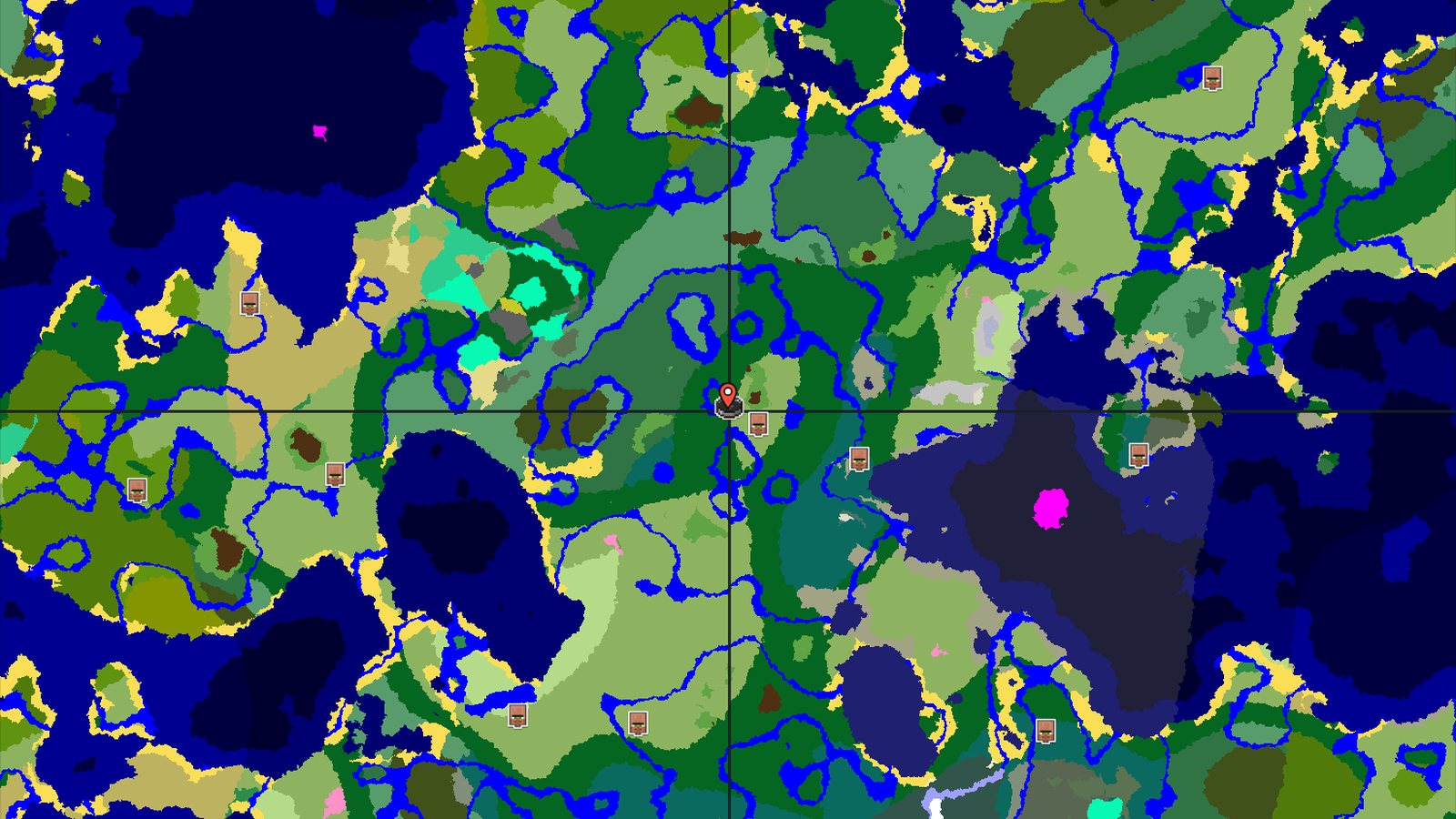 Plains Spawn with Nearby Village and Stronghold — Minecraft seed preview