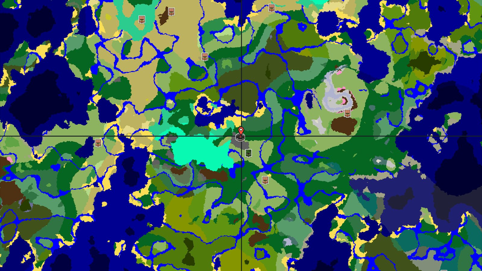 Forest Spawn with Nearby Abandoned Village — Minecraft seed preview