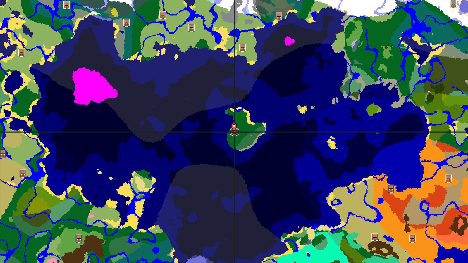 Island Forest Spawn with Nearby Trial Chambers — Minecraft seed preview