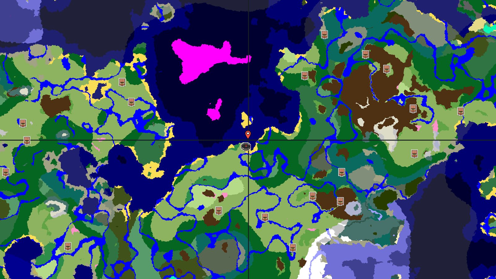 Mushroom Island and Flower Forest Near a Coastal Plains — Minecraft seed preview