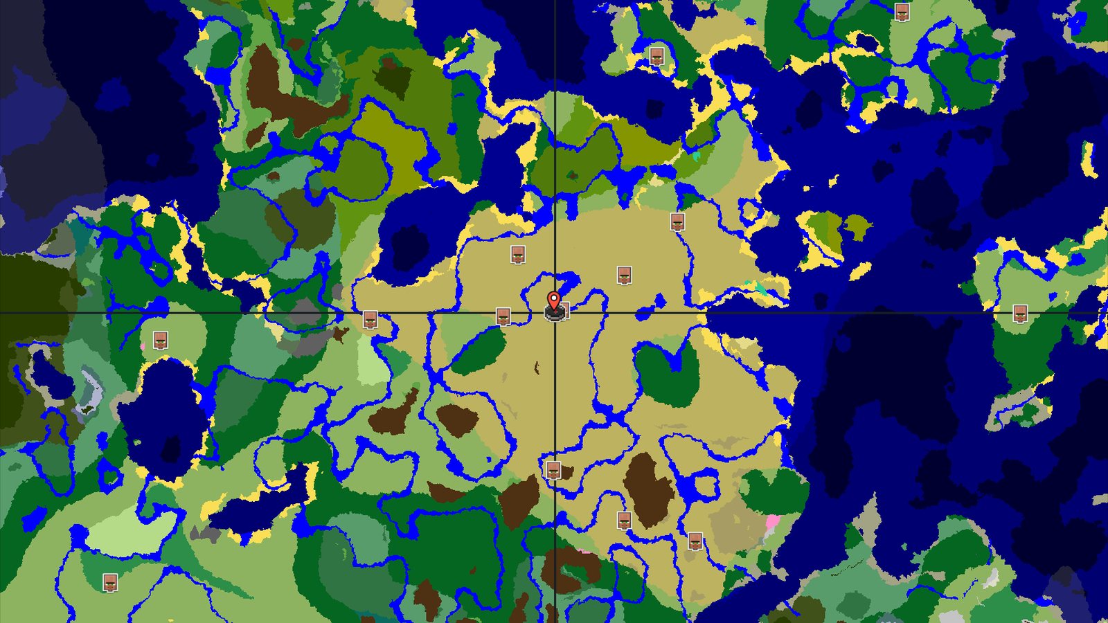 Savanna Start with a Village Nearby — Minecraft seed preview