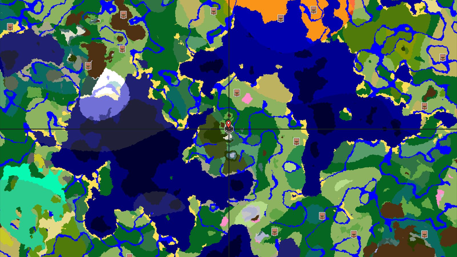 A Mountainous Start with Nearby Village and Ancient City — Minecraft seed preview