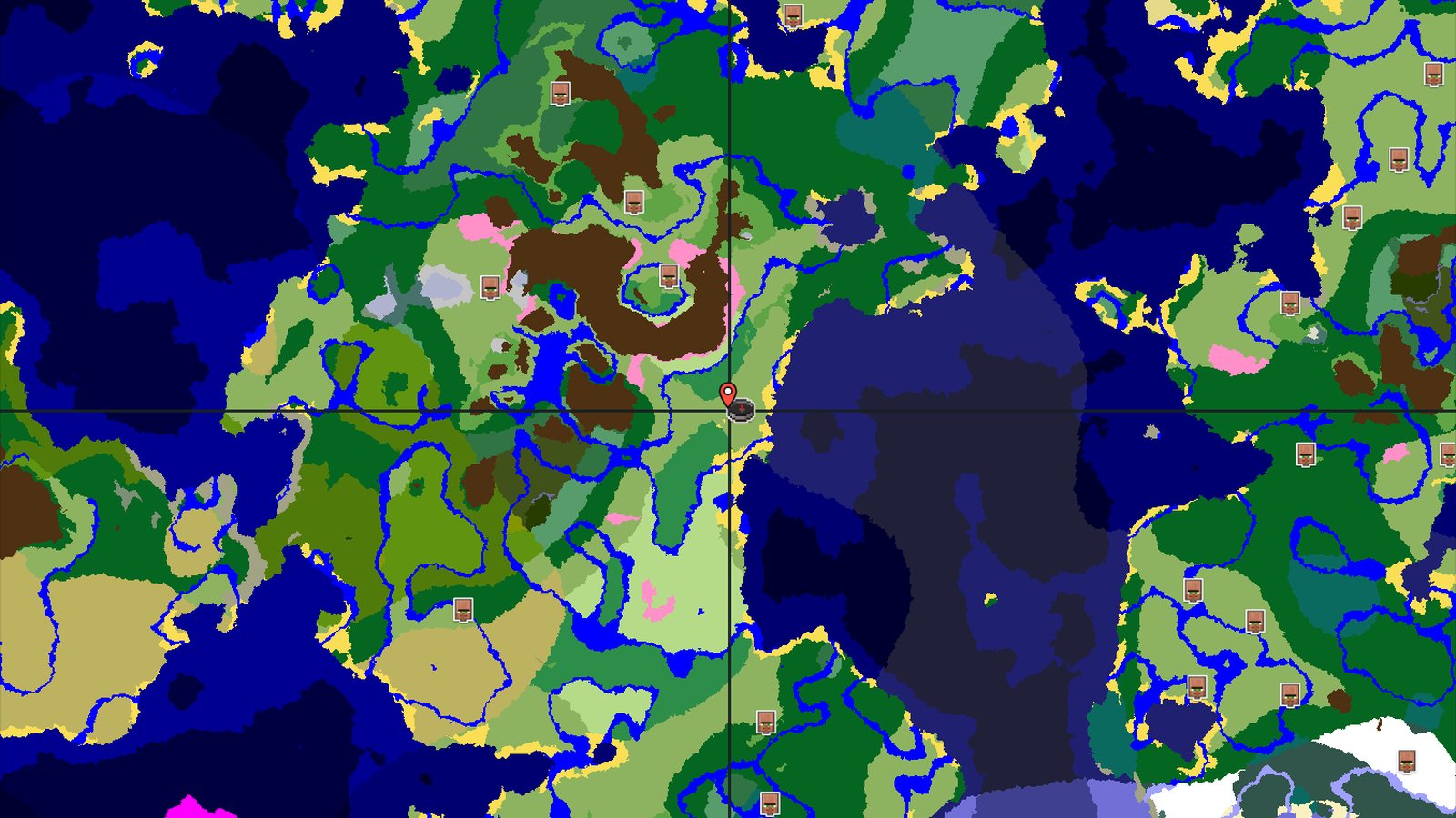 A Quiet Start, With Nearby Caves and Ocean — Minecraft seed preview