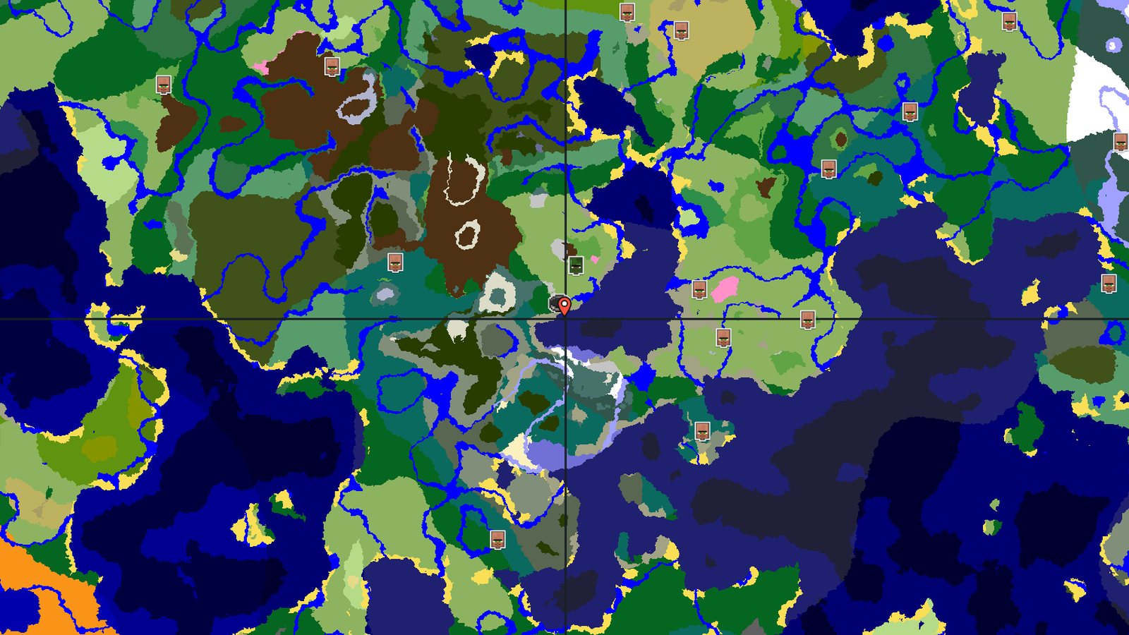 Snowy Slopes and an Abandoned Village — Minecraft seed preview