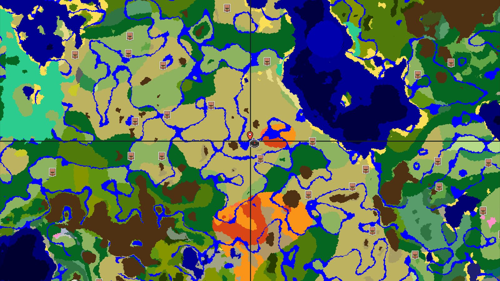 Savanna Spawn with Eroded Badlands Nearby — Minecraft seed preview