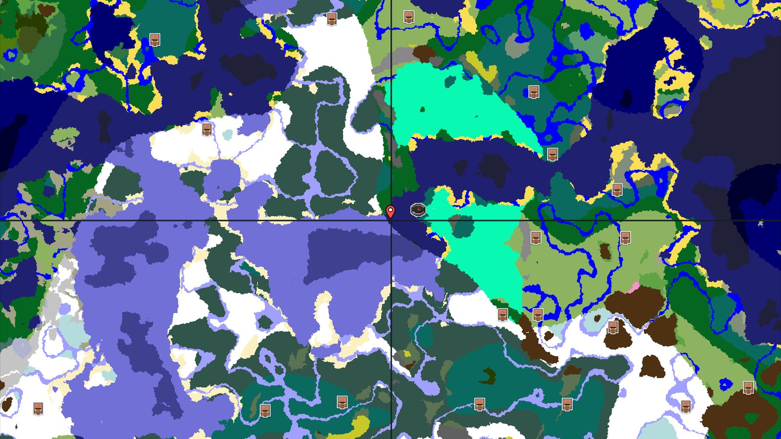 Taiga Spawn with Nearby Mineshaft and Swamp — Minecraft seed preview