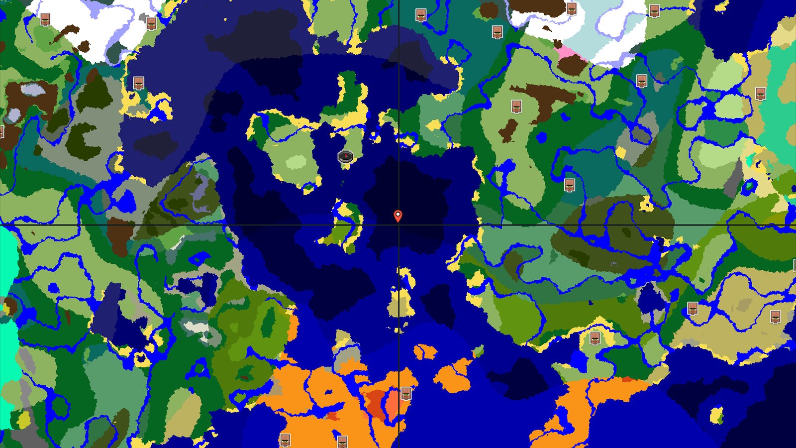 Plains Island with Nearby Buried Treasure — Minecraft seed preview
