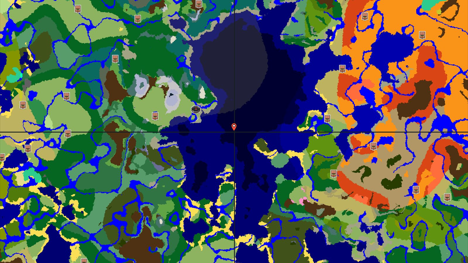 A Jagged Peaks Mountain Start with Nearby Mineshaft — Minecraft seed preview
