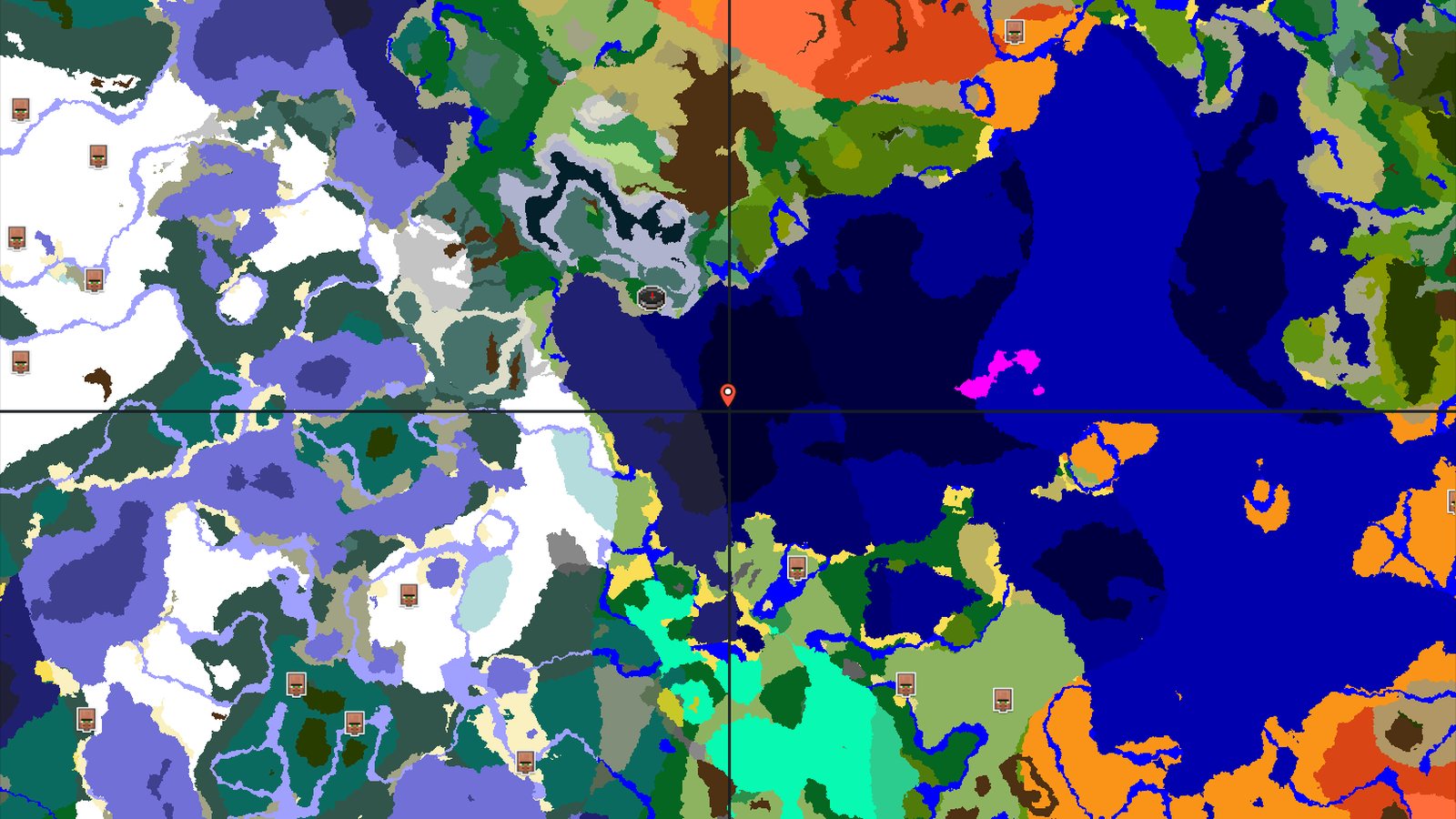 Spawn Near an Ancient City and Icy Peaks — Minecraft seed preview
