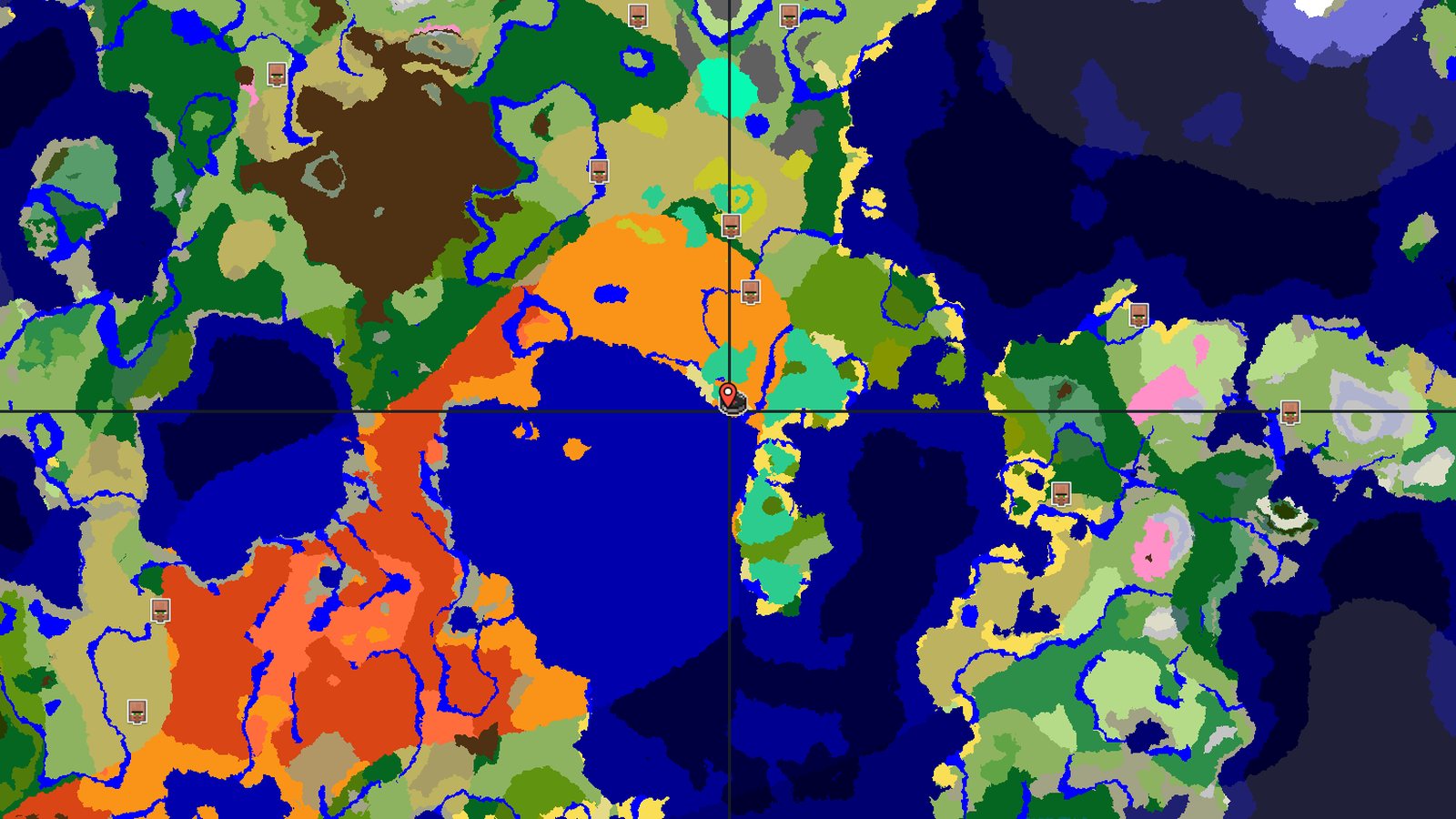 Coastal Savanna with Mangrove Swamp — Minecraft seed preview