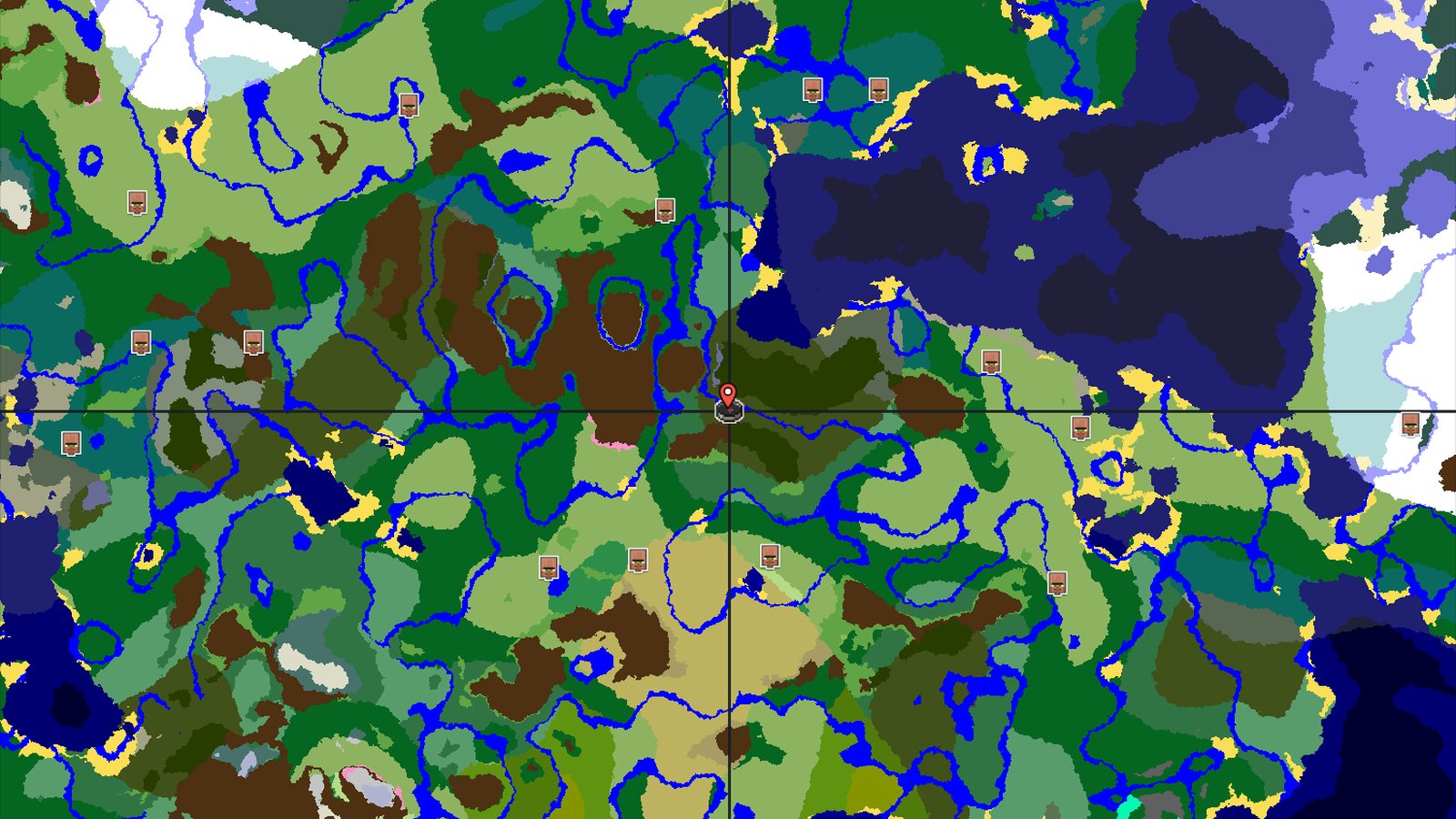 Dark Forest Spawn with Nearby Pale Garden and Trial Chambers — Minecraft seed preview