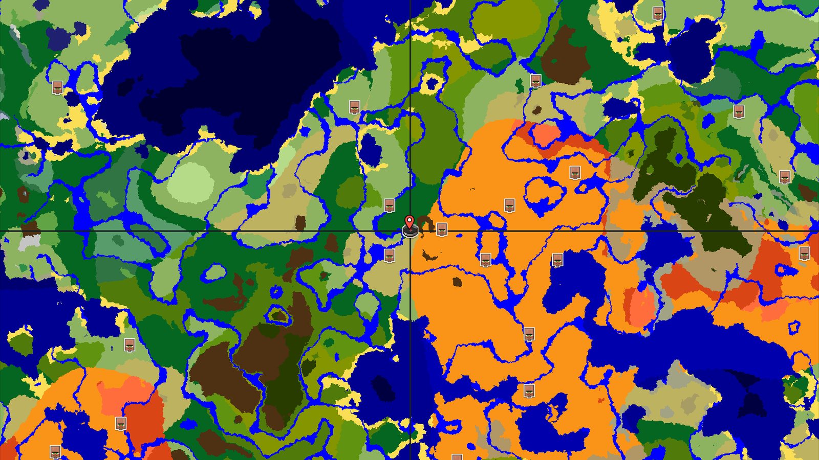 Desert and Jungle Adventure with Nearby Chambers — Minecraft seed preview