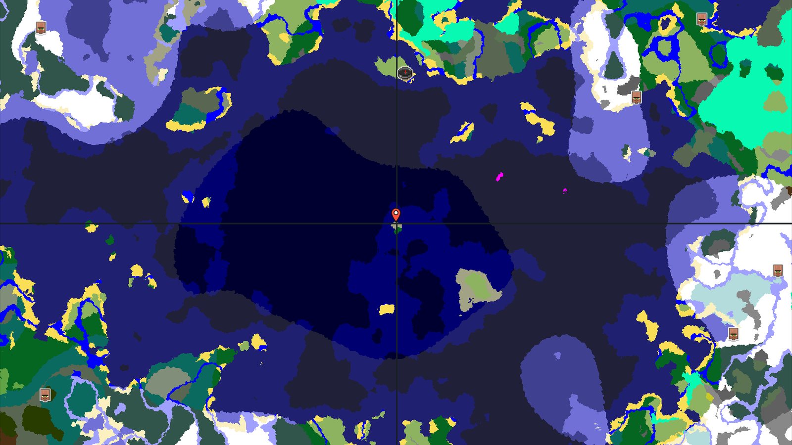 Island Spawn with Ocean Riches and Nearby Caves — Minecraft seed preview