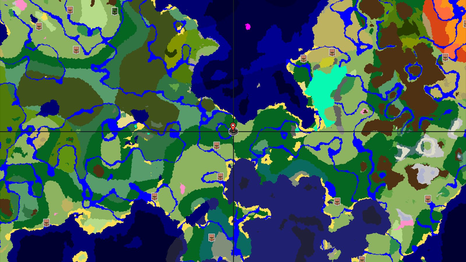 Plains Spawn with a Nearby Village and Trial Chambers — Minecraft seed preview