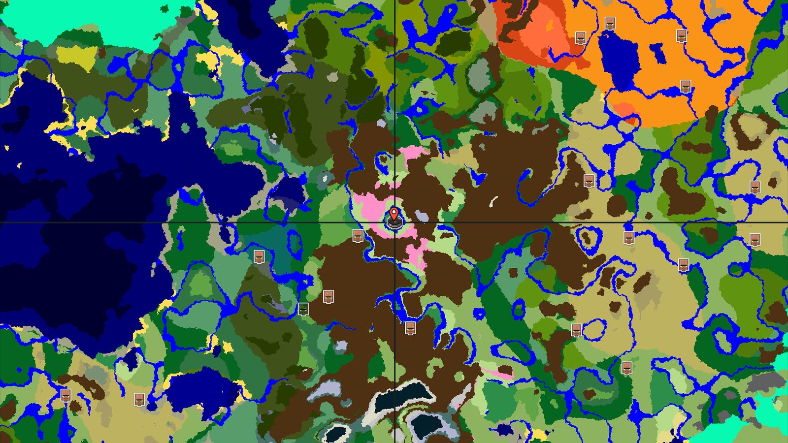 A Cherry Grove Island Hidden by Mountains — Minecraft seed preview