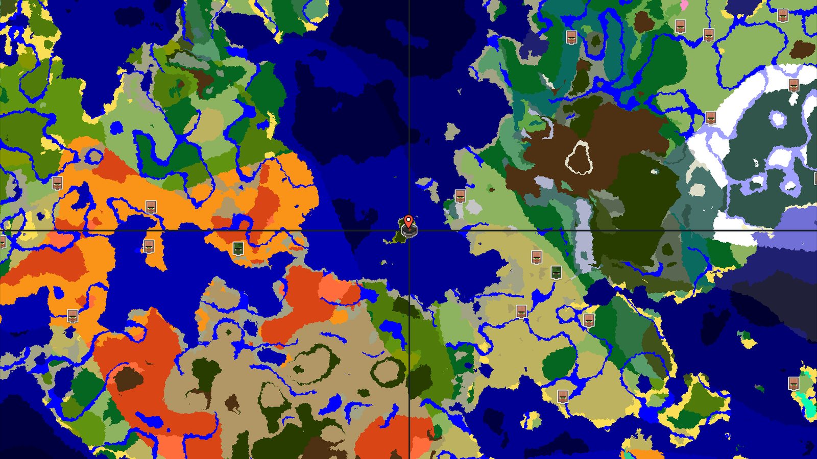 Jungle Spawn, Ocean Views, and Distant Peaks — Minecraft seed preview