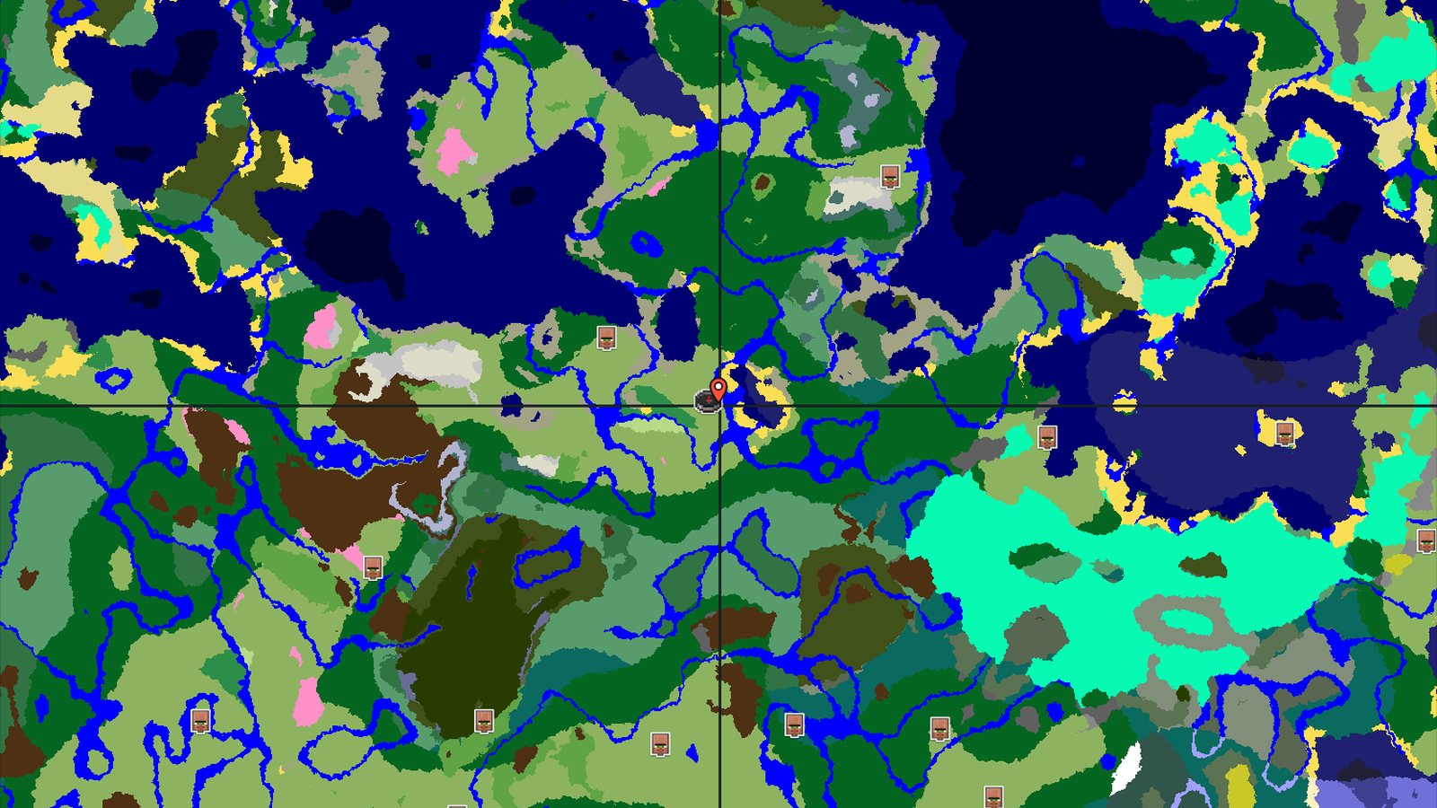 A Lush Plains Spawn with Distant Mountain Vistas — Minecraft seed preview