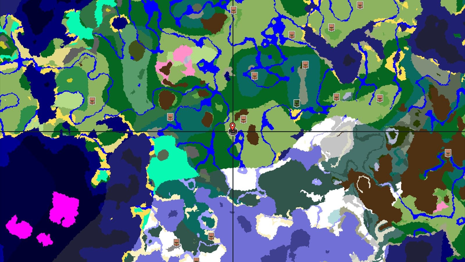 Spawn Next to a Village, Find Cherry Groves Nearby — Minecraft seed preview