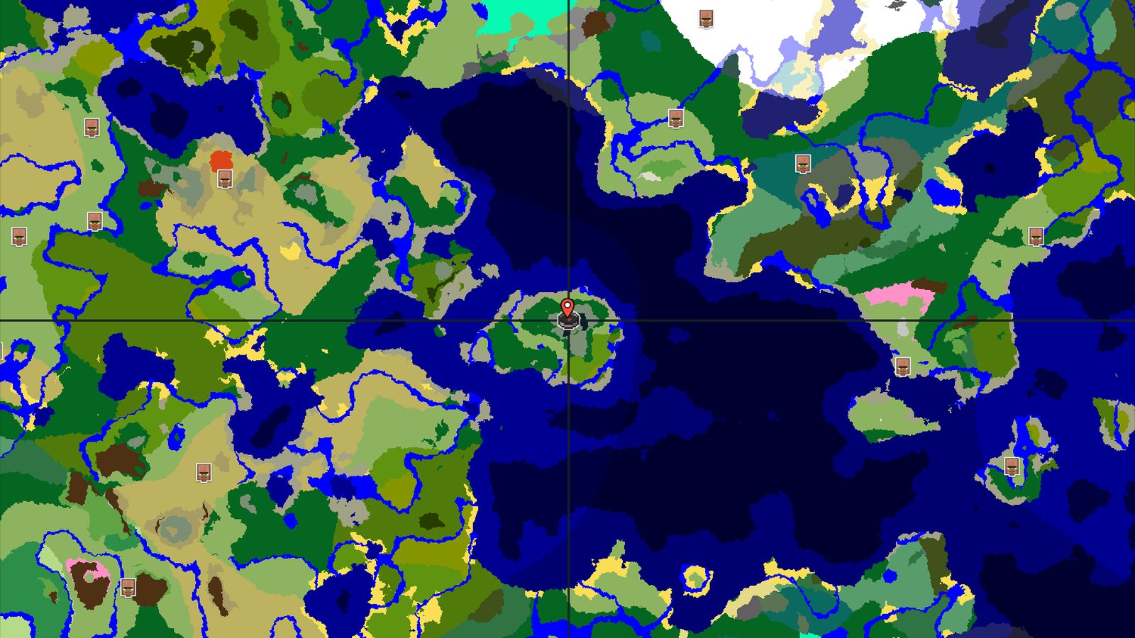 Stony Peaks and Jungle Island Start — Minecraft seed preview