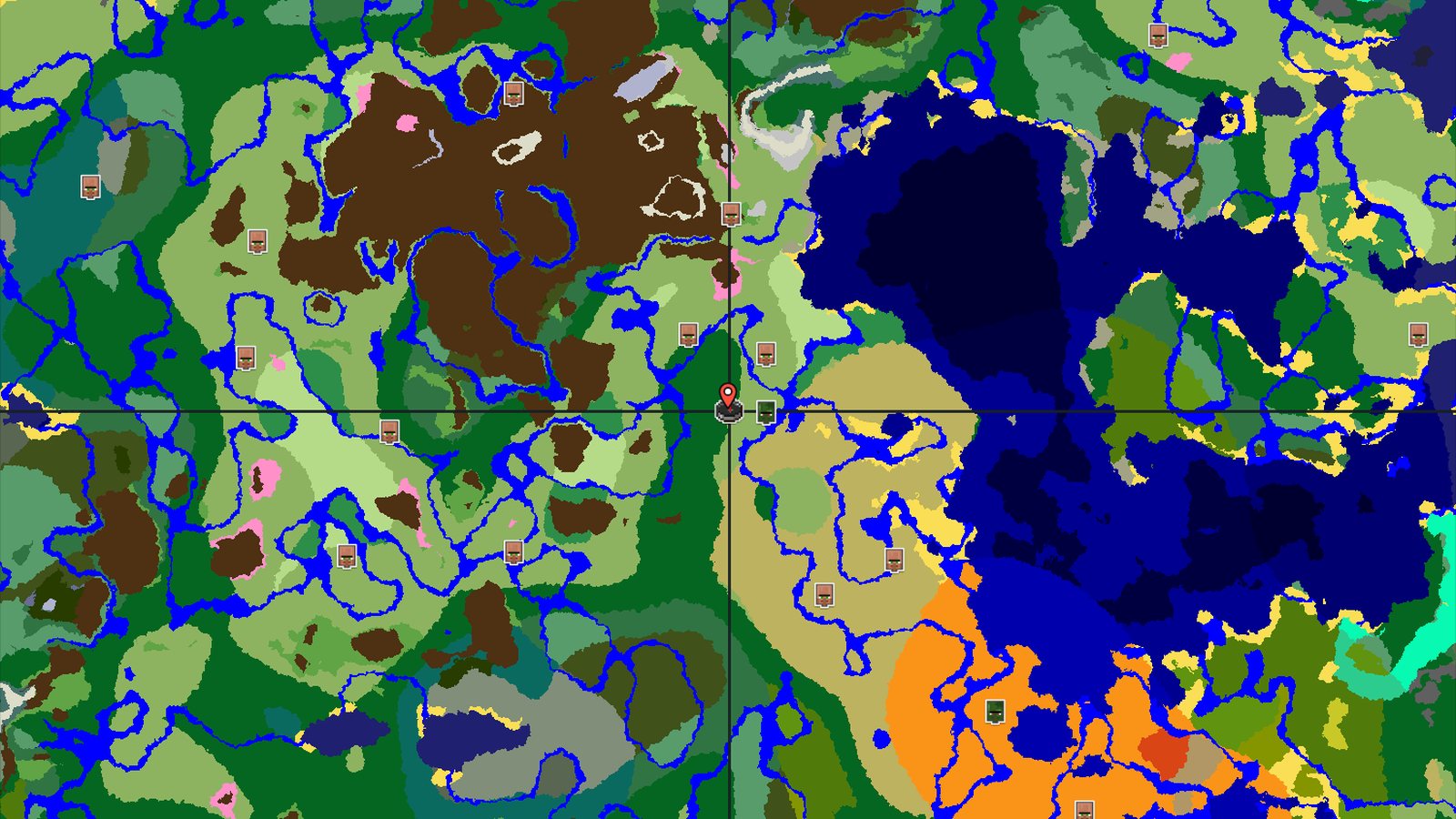 Abandoned Village Next to a Forest Spawn — Minecraft seed preview