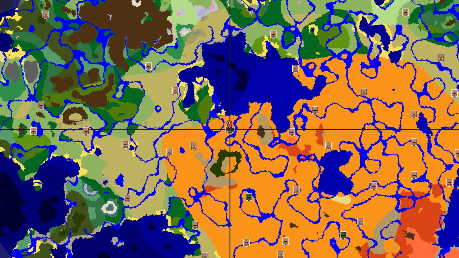 Desert with nearby Trial Chambers and Jungles — Minecraft seed preview