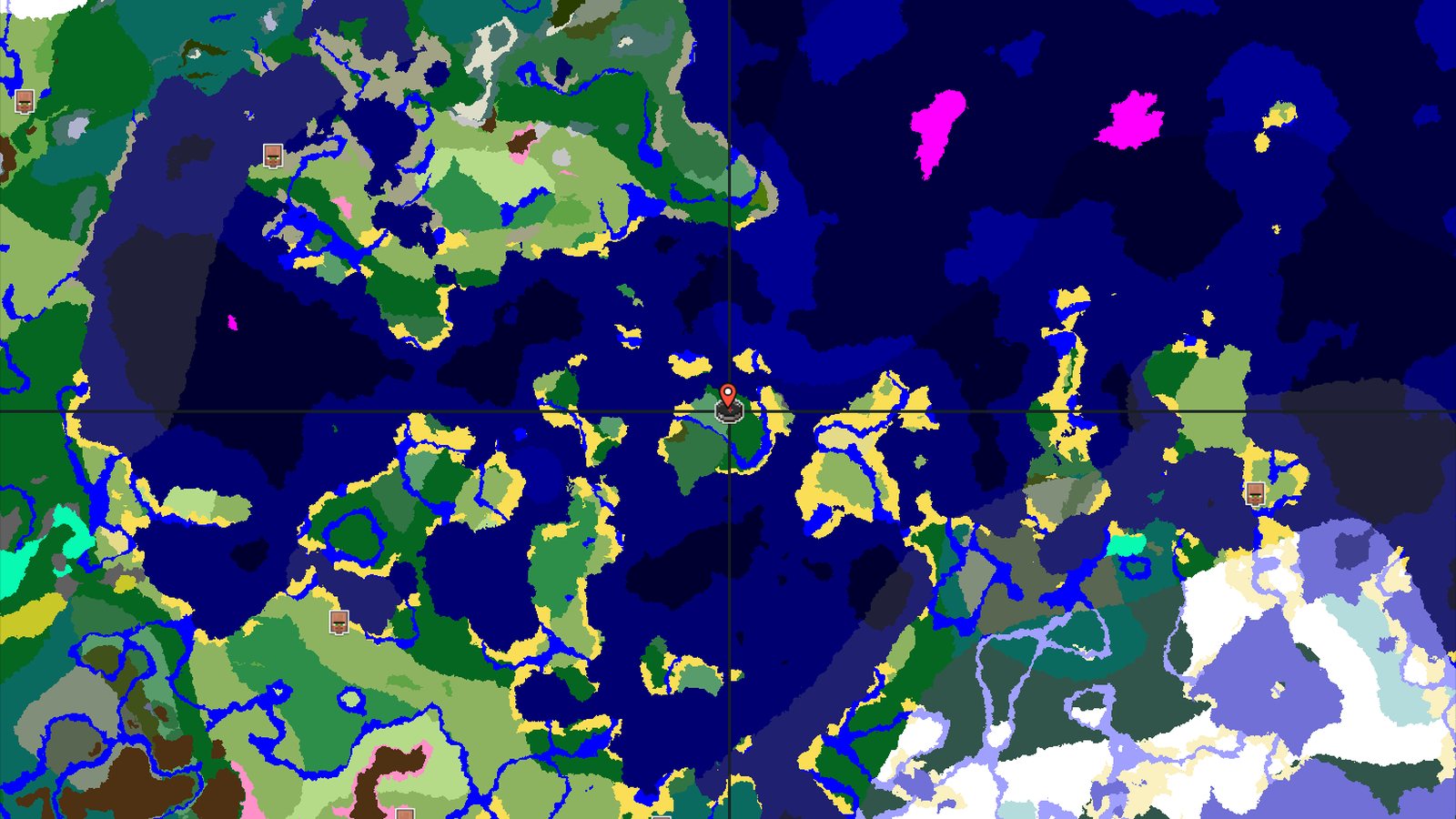 Forest Island with Ruined Portal and Lush Caves — Minecraft seed preview