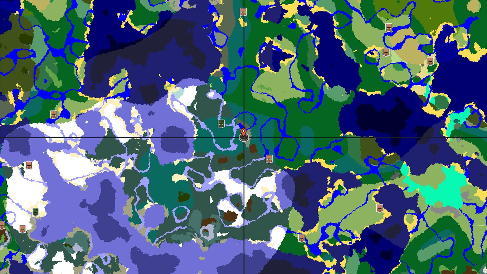 An Abandoned Village Near a Taiga Spawn — Minecraft seed preview