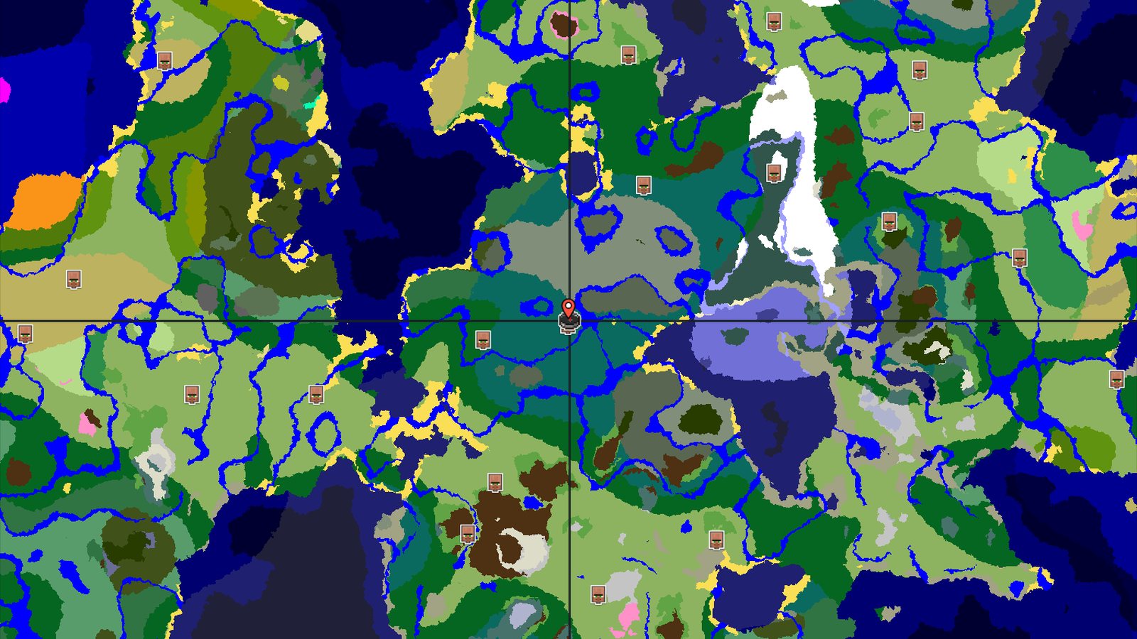 Spawn Near a Village and Trial Chambers in a Forested World — Minecraft seed preview