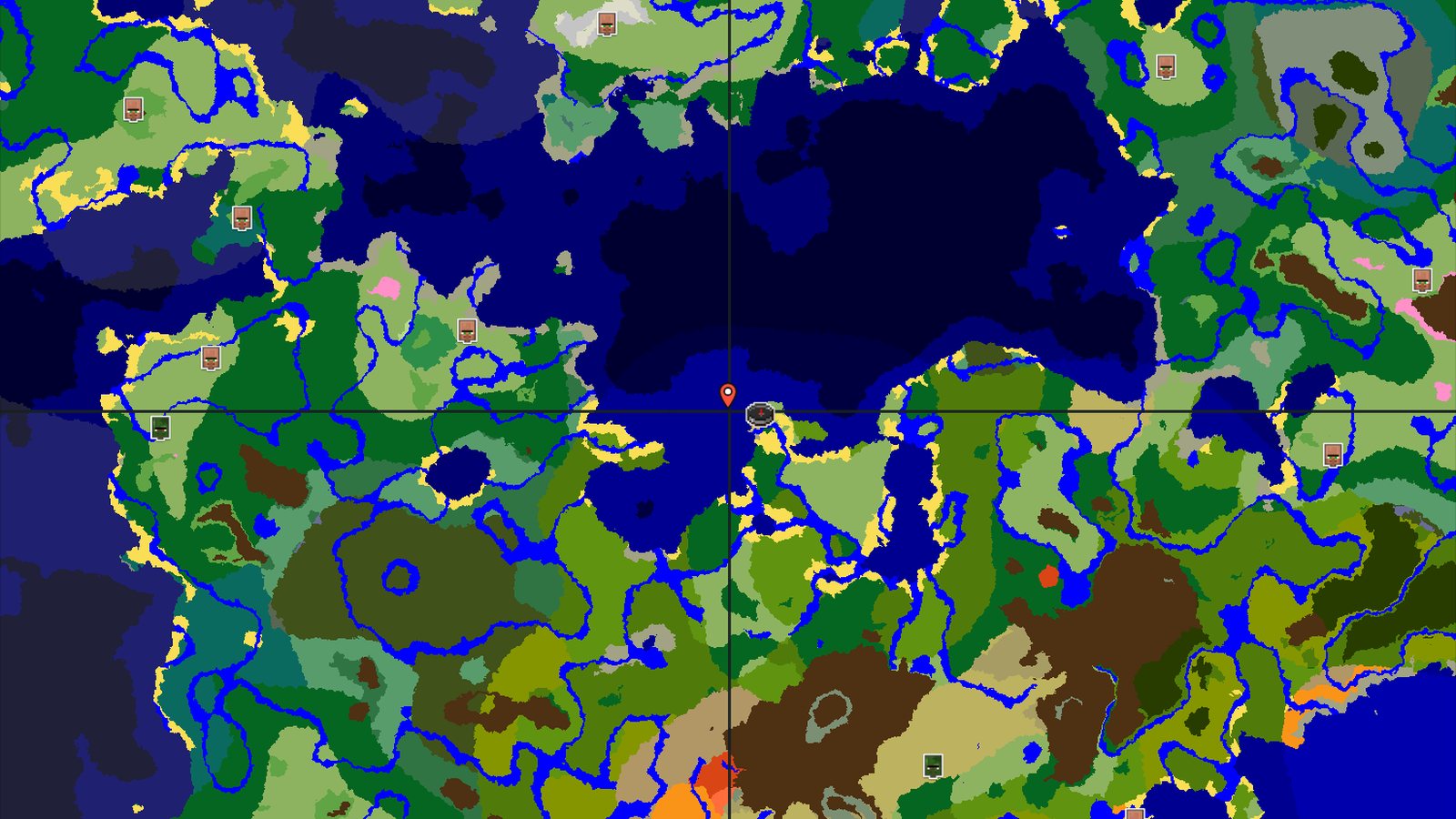 Many Structures Near Spawn: A Java 26+ Seed — Minecraft seed preview